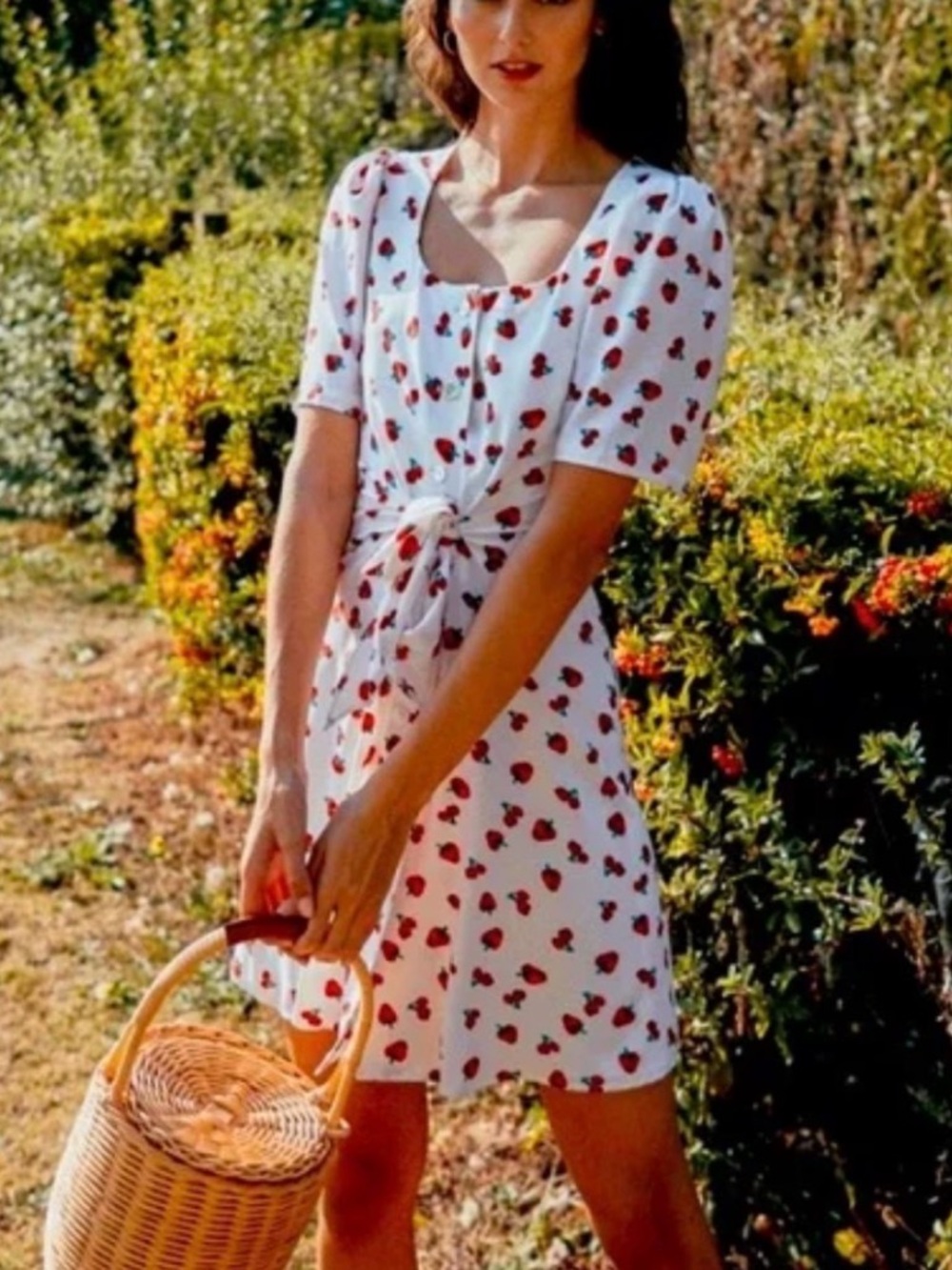New! Quanta du Soleil Sally cherry dress 36 6
